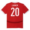 Maglia ufficiale Austria Konrad Laimer 20 Casa Euro 2024 per Uomo